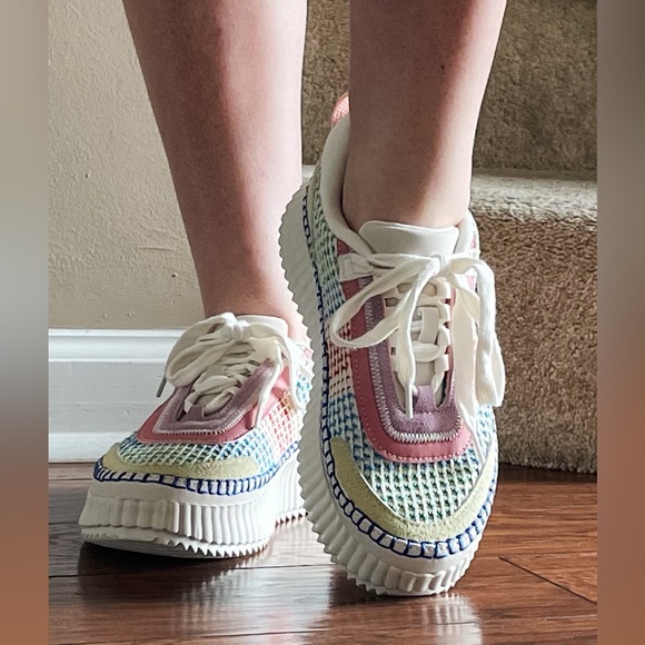 corkys footwear adventure woven platform sneaker in multi color - Picture 9 of 10